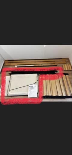 Yukkun様専用】無印良品 ベッドフレーム用帆布バスケット レール