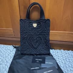 新品同様　DOLCE&GABBANA ドルガバ　レース　トートバッグ 新品同様 DOLCE&GABBANA ドルガバ レース トートバッグ - メルカリ