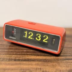 メンテ済・動作正常】CITIZENパタパタ時計 リーフタイム・カンター