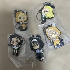ガールズ&パンツァー　ラバーストラップ5個のサムネイル