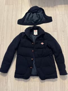 DANTON x BEAMS ウールモッサ ダウンジャケット ネイビーのサムネイル