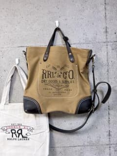 RRL　ダブルアールエル　 2WAY トート ショルダー オマケ付き RRL 2WAY トート ショルダー ラルフローレン オマケ付き - メルカリ