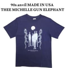 USA製 90s anvil ミッシェルガンエレファントビッグプリントTシャツ USA製 90s anvil ミッシェルガンエレファントビッグプリントTシャツ