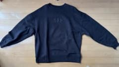GAP 黒 フリース スウェット Lサイズのサムネイル