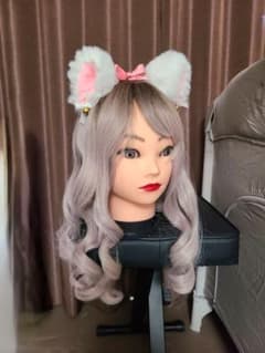 おしゃれキャット マリー風 ウィッグ 猫耳カチューシャ付き ディズニー