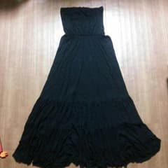 ★ZARA★ベアトップマキシワンピース★sizeM★のサムネイル