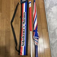 横浜Fマリノス　応援3点セット　トリパラ　フラッグ　フラッグケースのサムネイル
