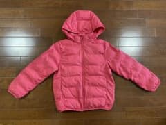 UNIQLOキッズ フード付き 中綿ジャケット 赤のサムネイル