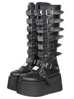 Demonia 厚底ロングブーツのサムネイル