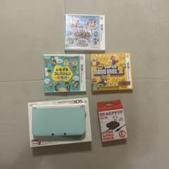 NINTENDO 3DS LL 水色 本体とゲームソフトセットのサムネイル
