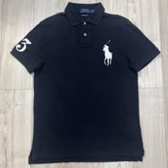 Polo Ralph Lauren ビッグポニー ポロシャツ ブラック M - メルカリ
