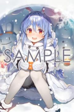 C103 WIREFRAME 憂姫はぐれ 兎田ぺこら B2タペストリーのサムネイル