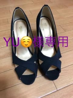 パンプス  黒 Lサイズのサムネイル
