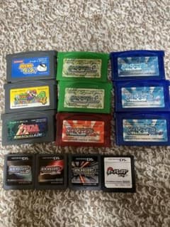 ポケモン　ゼルダ　パワプロ　マリオ　ゲームボーイアドバンス　DS カセットのサムネイル