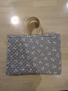 ハンドメイド‼　レッスンバッグ　（持ちて生成り）のサムネイル