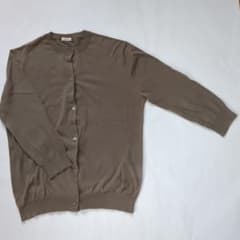 値下げしました！DRESTERIOR ブラウン カーディガン 七分袖のサムネイル