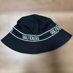 GOLFICKERS バケットハット ブラック GOLFICKERS バケットハット ブラック - メルカリ