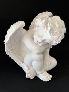 天使像 プリティエンジェル　樹脂製　高さ約28cm 置物 天使像 プリティエンジェル 樹脂製 高さ約28cm 置物 - メルカリ