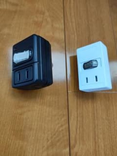 コンセント スイッチ　2口 省エネ タップ　2個 セットのサムネイル