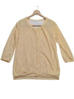 navy natural Мサイズ　薄手カーディガン