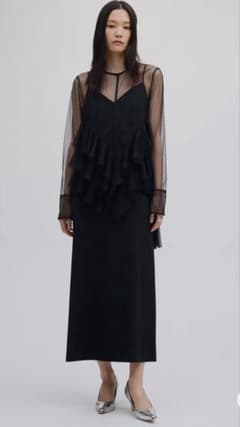 AMERI VINTAGE TULLE FRILL TOP SET DRESS - メルカリ