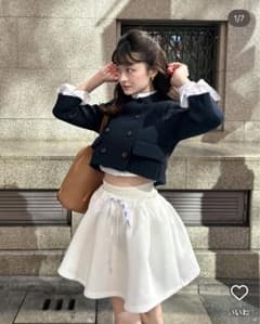 正規品 bibiy NELLY MINI SKIRTホワイト - メルカリ