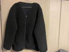 ユニクロ UNIQLO ボアフリースVネックカーディガンのサムネイル