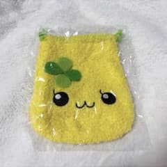 しずくちゃん もこもこ巾着ポーチ ハニーちゃんのサムネイル