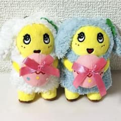 부활절 후나시 마스코트 화이트 & 블루 키홀더