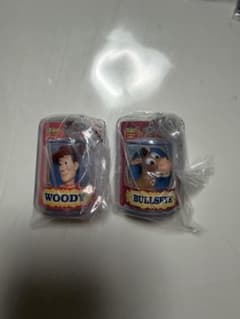 Toy Story Mini Figure Keychain (2 pieces: Woody, Bullseye)