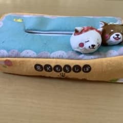 【新品未使用】忠犬もちしば ぽかぽか温泉ジオラマティッシュボックスカバー