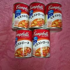 キャンベルスープ*ミネストローネ5缶のサムネイル