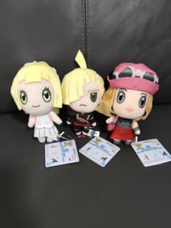 ポケモンマスターズEX ぬいぐるみ 〜セレナ・リーリエ・グラジオ