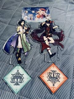 原神 スイパラ コラボ 璃月 アクリルスタンド 描き下ろし 魈　胡桃　おまけありのサムネイル