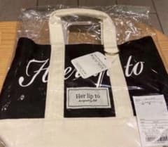 最安値】herlipto HLT Canvas Mini Tote Black - メルカリ
