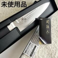 【新品同様】関孫六 ダマスカス 牛刀 180mm 貝印 包丁のサムネイル