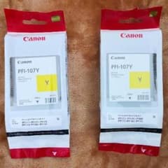 キヤノンインクタンク PFI-107Y （純正品）２個のサムネイル