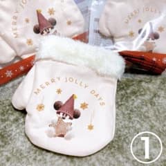 Disney★リルリンリン★ミトン型ポーチ★クリスマス①のサムネイル