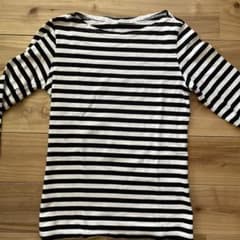 marimekko ストライプ 五分袖 Tシャツ XSのサムネイル