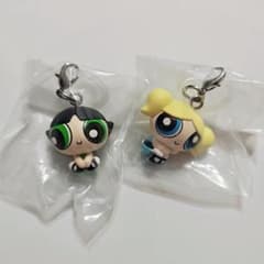 パワーパフガールズ めじるしアクセサリー2 バブルスB バターカップB ガチャのサムネイル