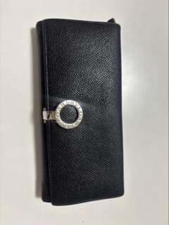 BVLGARI 長財布 ブラック レザー ロゴクリップのサムネイル