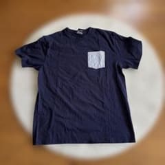 BEAMS T メンズ ポケットTシャツ ネイビー Lサイズのサムネイル