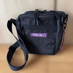 MILKFED. レクタングルショルダーバッグ ブラックのサムネイル