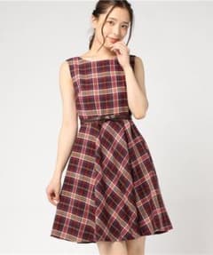 【売約済み】ユニバーサルミューズ チェックワンピースのサムネイル