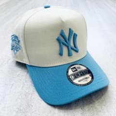 海外限定 New era NY ヤンキース ニューエラ スカイブルー ツートン