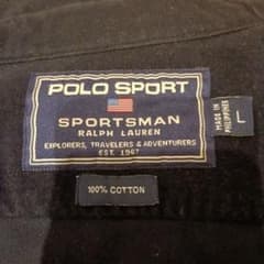 POLO SPORT SPORTSMAN ブラック長袖シャツ Lのサムネイル