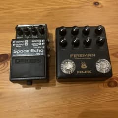 BOSS RE-2 Space Echo & NUX Fireman - メルカリ