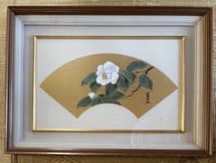 岩壁冨士夫『白椿』日本画 岩壁冨士夫『白椿』日本画 - メルカリ
