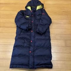 美品！アンブロベンチコート140150キッズumbroネイビー