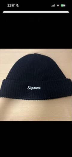Supreme ビーニー ニット帽 ブラックのサムネイル